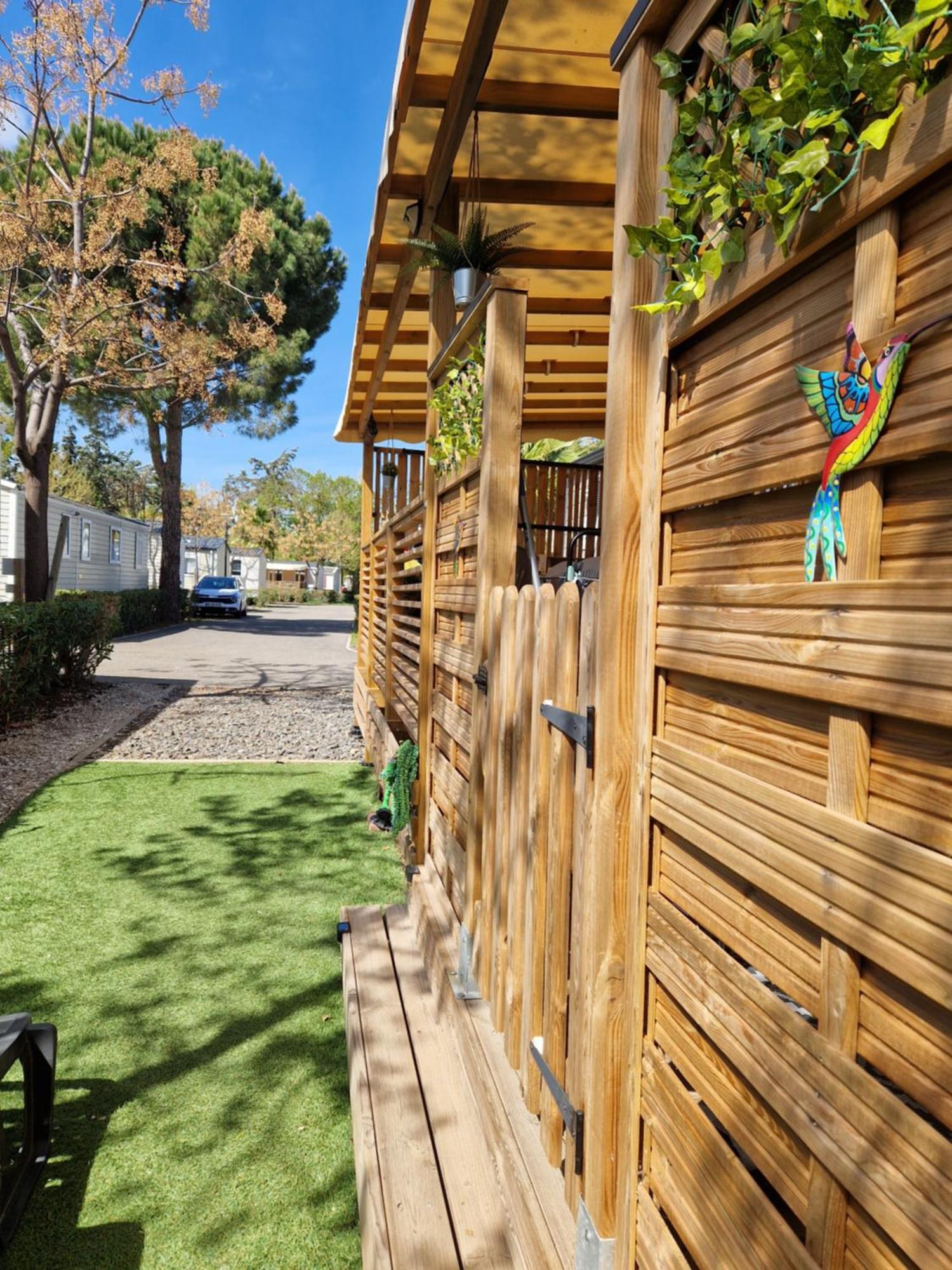 Camping La Carabasse Vias-Plage-T4 Climatise,Tout Confort, Emplacement Calme ! Exteriör bild