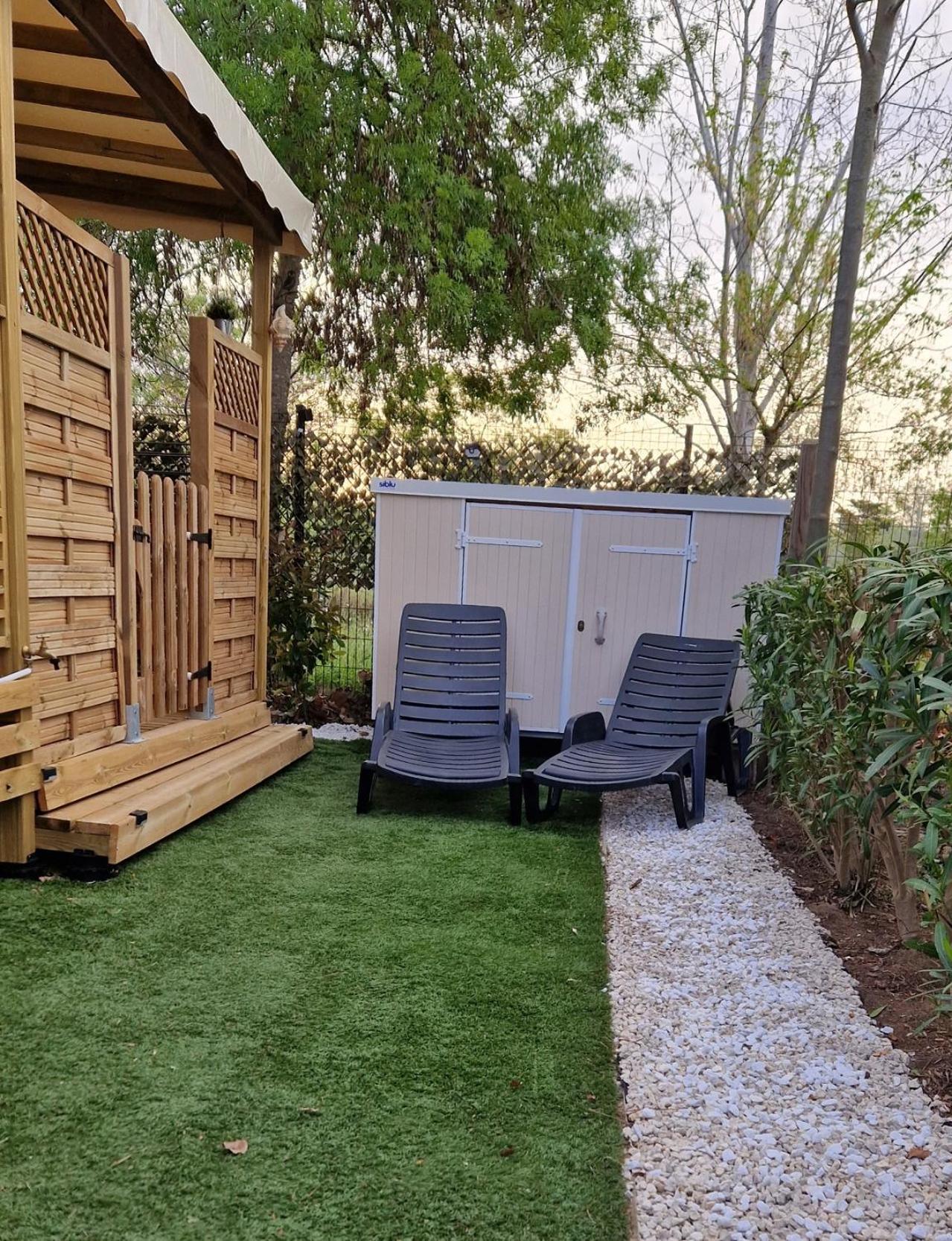Camping La Carabasse Vias-Plage-T4 Climatise,Tout Confort, Emplacement Calme ! Exteriör bild